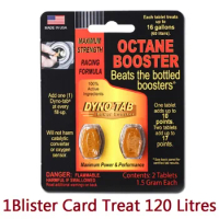 Dynotab® HP Octane Booster Card for Petrol Only Maximizes Power Increase Fuel Economy Eliminate Knock and Ping