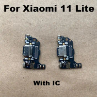 For Xiaomi 11 Lite USB Charging Board Dock Port Connector Flex Cable Repair Parts Replacement MI 11 LITE 4G 5G
