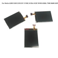 Azqqlbw 10pcs/lot LCD For Nokia 6300 5320 5310 E51 3120C 6120c 6120 7610S 6500c 7500 LCD Screen Replacement Repair Parts 6300 L