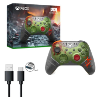 【Microsoft 微軟】XBOX 原廠無線控制器《毀滅戰士：黑暗時代》手把 全新未拆封(贈副廠TYPE-C充電線)