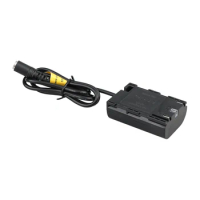CAMVATE DR-E6 Dummy Battery &amp; Adapter Cable For Canon EOS 5D Mark II, EOS 7D and EOS 60D