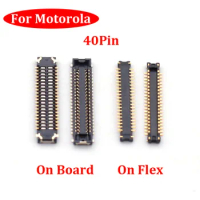 2Pcs LCD Display Screen Flex FPC Connector Plug Board For Motorola Moto G5S XT1793 XT1792 G6 Plus XT1926 E4 XT1767 XT1768 40 Pin