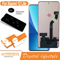 Original Amoled Screen Touch Panel for Xiaomi 12 Lite LCD Digitizer Assembly Display 2203129G