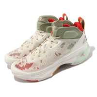 【NIKE 耐吉】Air Jordan XXXVII PF 37 CNY AJ 籃球鞋 白綠 兔年限定 男鞋(FD4688-100)