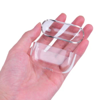100Pcs/LOT Plastic Crystal Clear Cases For Air Pods Transparent Earphone Case For AirPods Pro Charging Box Protective Hard Case