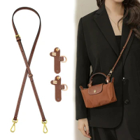 Handbag Transformation Accessories for Longchamp Mini Bag Straps Punch-free PU Leather Shoulder Strap DIY Buckle