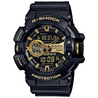 CASIO卡西歐G-SHOCK大型錶冠金屬運動腕錶(GA-400GB-1A9)