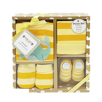 SHEARS 4PC YELLOW BABY WEAR GIFT SET