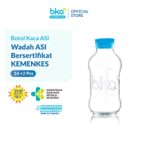 [PROMO SPECIAL] Botol ASIP BKA 100ml isi 14 Pcs Free 2 Pcs Berkualitas untuk Menyimpan ASI Bayi - Mu