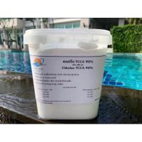 TCCA90% ขนาด 1,3,5 กก. ปรับค่าPH- ชนิดผง/เกล็ด ช่วยปรับสภาพน้ำใส ละลายน้ำง่าย ช่วยดูแลน้ำ กำจัดตะไคร