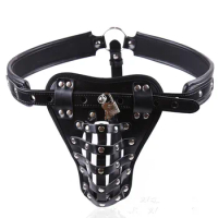 Fetish Adjustable Waistline BDSM Chastity Belt Pant For Men Cage Chastity Penis Restraint Underwear