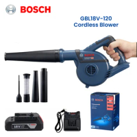 Bosch Cordless Blower GBL18V-120 Rechargeable 18V lithium Air Blower Industrial Dust Blower Fan leaf blower With Battery Charger