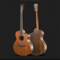 Mirda Guitar 40 "DG-20FOLC Solid wood profile Spruce Walnut matte acoustic acoustic guitar