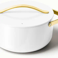 Nonstick Ceramic Dutch Oven Pot with Lid (6.5 qt 10.5") Non Toxic PTFE &amp; PFOA Free Oven Safe &amp; Compatible with All Stovetops