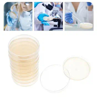 10pcs Prepoured Agar Plates Petri Dishes with Agar Science Experiment Supplies plates school-aged kids for use in science class.