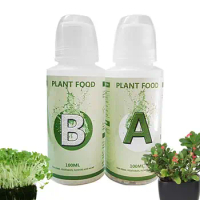 2Pcs/Box General Hydroponics Nutrients A And B For Plants Flowers Vegetable Fruit Hydroponic Fertilizer Plant Food Solution
