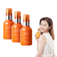 【Suntory 三得利官方直營】vitoas蜜得絲 多效極妍鎖濕菁華 120mlX3罐(膠原蛋白、玻尿酸、蛋白聚醣)