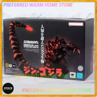 In Stock Shm S.h.monsterarts Shin Godzilla 2016 Movable Model Toy The Fourth Form Luminous Version At Night Monster Movie Model