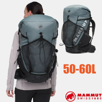 【MAMMUT 長毛象】女 Ducan Spine 50-60L 登山健行日用背包.雙肩後背包_2530-01500-00791 地層灰藍/黑
