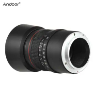 Andoer 85mm F1.8 Medium Telephoto Camera Lens MFLarge Aperture Full Frame for Sony A7III/A7RIII/A7SII/A9/A6400 E-Mount Cameras