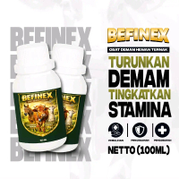 BEFINEX 100ML -Obat Demam Hewan Ternak Obat Panas Sapi, Kambing, Domba