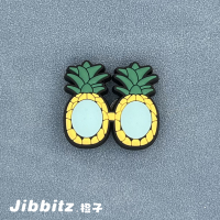 Jibbitz cross charms อุปกรณ์เสริมรองเท้า ลายดอกไม้ ผลไม้ เครื่องดื่ม DIY 2023