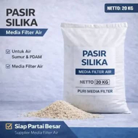 Pasir Silika 20 KG Media Filter Air Sumur & PDAM | Pasir Silika Granular Penyaring Air | Puri Media