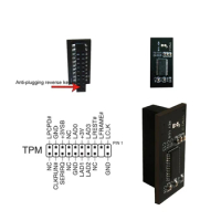 Professional TPM 2.0 Security Module SPI 12PIN /LPC 12pin 14pin 20pin For GIGABYTE GC-TPM20 Mainboard Platform