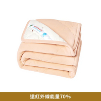 CINN卓瑩光波-奈米遠紅外線-四季粉橘毯被-四季-5x7呎-1入