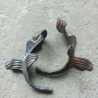 Ornamen Pagar Teralis Besi Tempa Daun Anggrek Kiri Atau Kanan Kiri