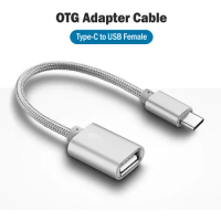 USB Type-C OTG Adapter Cable for Samsung Galaxy A54 A53 A52 A51 A73 A72 A71 A34 A33 A32 A24 A23 A22 USB-C OTG Cable Converter