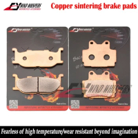 Copper sintering Front Rear Brake Pads For YAMAHA FZX 250 Zeal 1991-1992 XJ 600 N 1995-1997 XJ 600 S Diversion 1992-1997
