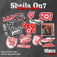 FunStore Sticker Pack Band Sheila On7 Sticker Laptop Helm Kulkas Music Tumbler Case Metal Koper Casi