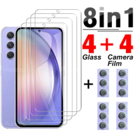 8In1 Protective Glass For Samsung Galaxy A55 A54 A53 A52 A52s 5G Camera Lens Film For Samsung Galaxy A 54 a54 a53 GalaxyA54 52 s