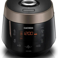CUCKOO CRP-P0609S | 6-Cup (Uncooked) Pressure Rice Cooker | 12 Menu Options: Quinoa, Nu Rung Ji, GABA/Brown Rice &amp; More