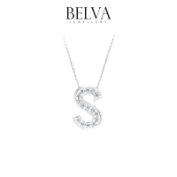 Liontin Berlian Inisial - Huruf S - Belva Jewellery - TBAPDAU1789