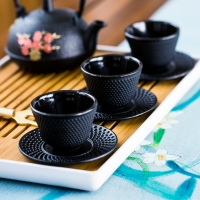 復古日式鑄鐵茶杯生鐵杯子鐵壺配套茶杯主人單杯功夫茶具小品茗杯
