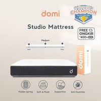 Domi Studio Mattress / Kasur Pocket Spring Bed / Motion Isolation / Mattress in a Box 160 x 200
