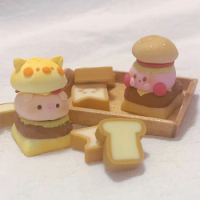 ECHOME Cute Keycap Sandwich Bread Anime Clay Keyboard Cap Handmade Custom Kawaii Key Cap for Mechanical Keyboard Accessorie Gift