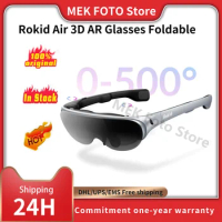 Rokid Air 3D AR Glasses Foldable VR Smart Glasses 120" Screen 1080P OLED Dual Display 43°FoV 55PPD Home Game Viewing Device