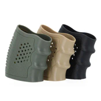 Tactical Holster Grip Rubber G19 Soft Sleeve Anti-slip Gun Pistol Glove Non-slip Protect Cover Airsoft Hunting Accessories