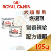 皇家處方罐頭 犬貓專用  Royal Canin恢復期營養補給配方罐頭-195g 可取代ICU犬貓重症營養液