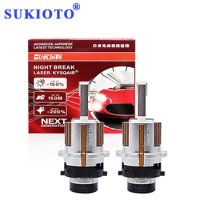 2024 SUKIOTO 90W D2S D4S Led Headlight Bulb HID D2S D2R D4R D4S Kit Xenon 1:1 LED Canbus Replace Lamp D2S D4S LED Auto Light 12V