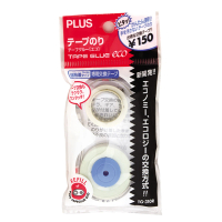 【PLUS 普樂士】TAPE GLUE 捲軸式雙面膠帶 立可貼 替換帶  10入 / 盒(37-360 TG-310R)