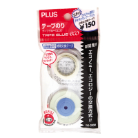 【PLUS 普樂士】TAPE GLUE 捲軸式雙面膠帶 立可貼 替換帶 10入 / 盒(37-360 TG-310R)