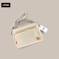 tas selempang cewek cowok skena sling bag canvas kanvas mini kecil pria wanita outfit keren vintage 