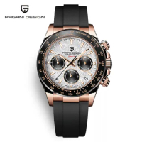 PAGANI DESIGN New Men's Watches Chronograph Luxury Quartz watch for men 100M Waterproof Wristwatch Steel Diver Reloj Hombre