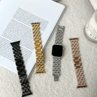 New hollow metal strap for Apple Watch s8/7/6/5/4/3/2/SE strap High quality exquisite fashion watch strap