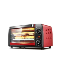 12L Automatic Mini Electric Oven 220V 1050W Household Pizza Oven Meat Grill Bread Baking Machine Kitchen Appliances