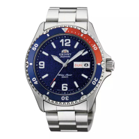 Orient Jam Tangan Pria Orient Sports TAA02009D Mako II Automatic Men Pepsi Blue Dial Stainless Steel